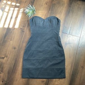 Aritzia Talula Strapless Bandeau Mini Dress